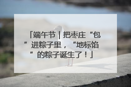 端午节｜把枣庄“包”进粽子里，“地标馅”的粽子诞生了！